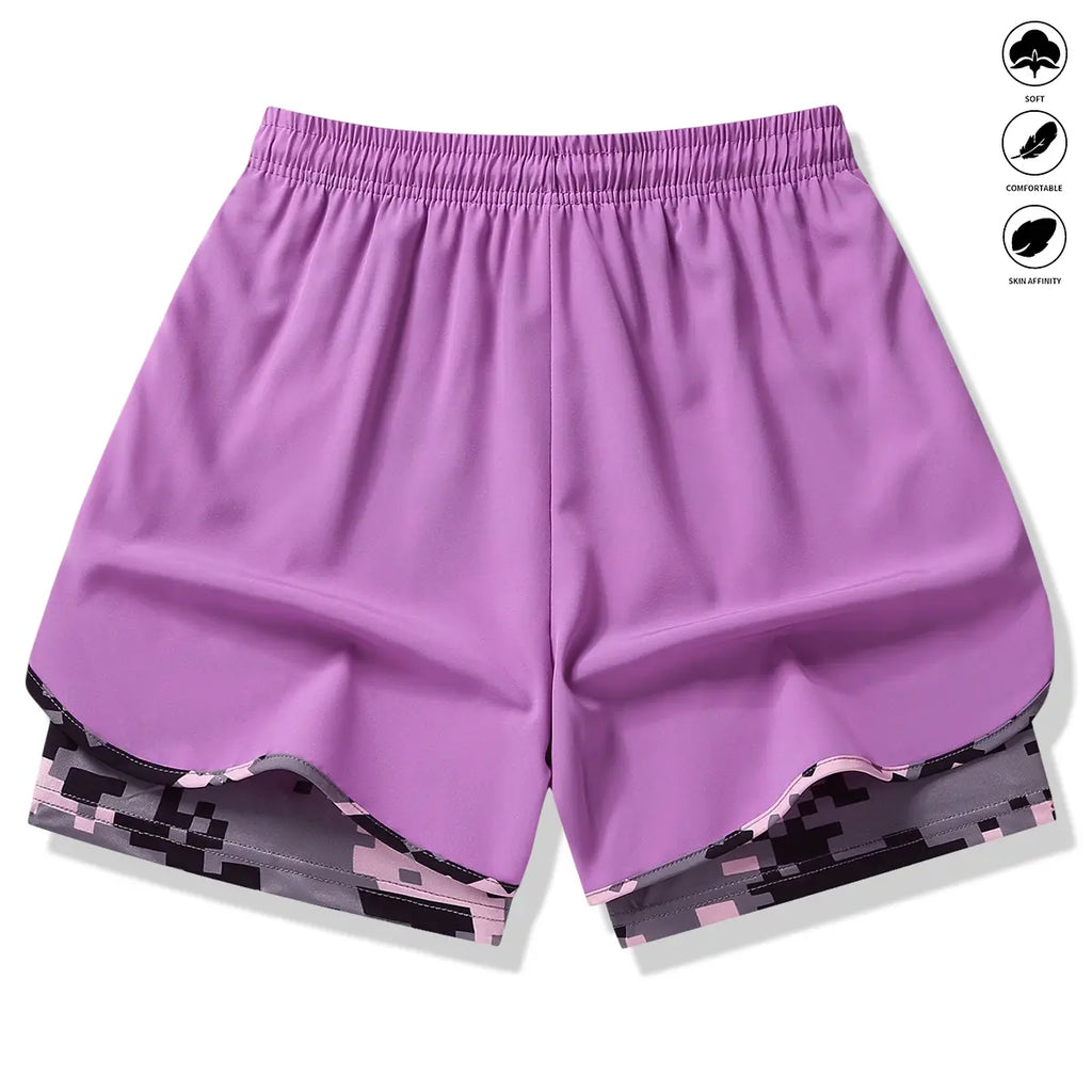 3-Pack Women’S Casual Athletic Shorts with Built-In Liner, Drawstring, Elastic Waistband—Suitable for Outdoor Sports, Fitness, Running, and Casual Wear; Women’S Shorts, Athletic Shorts, Womenswear,Summervibes