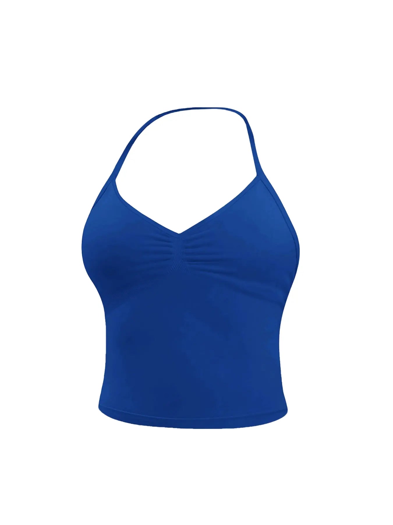 Women'S Sleeveless Sports Bra Set, Detachable Pads, High-Waisted Tight Pants, Sporty Style, Ideal for Yoga, Fitness, Daily Wear