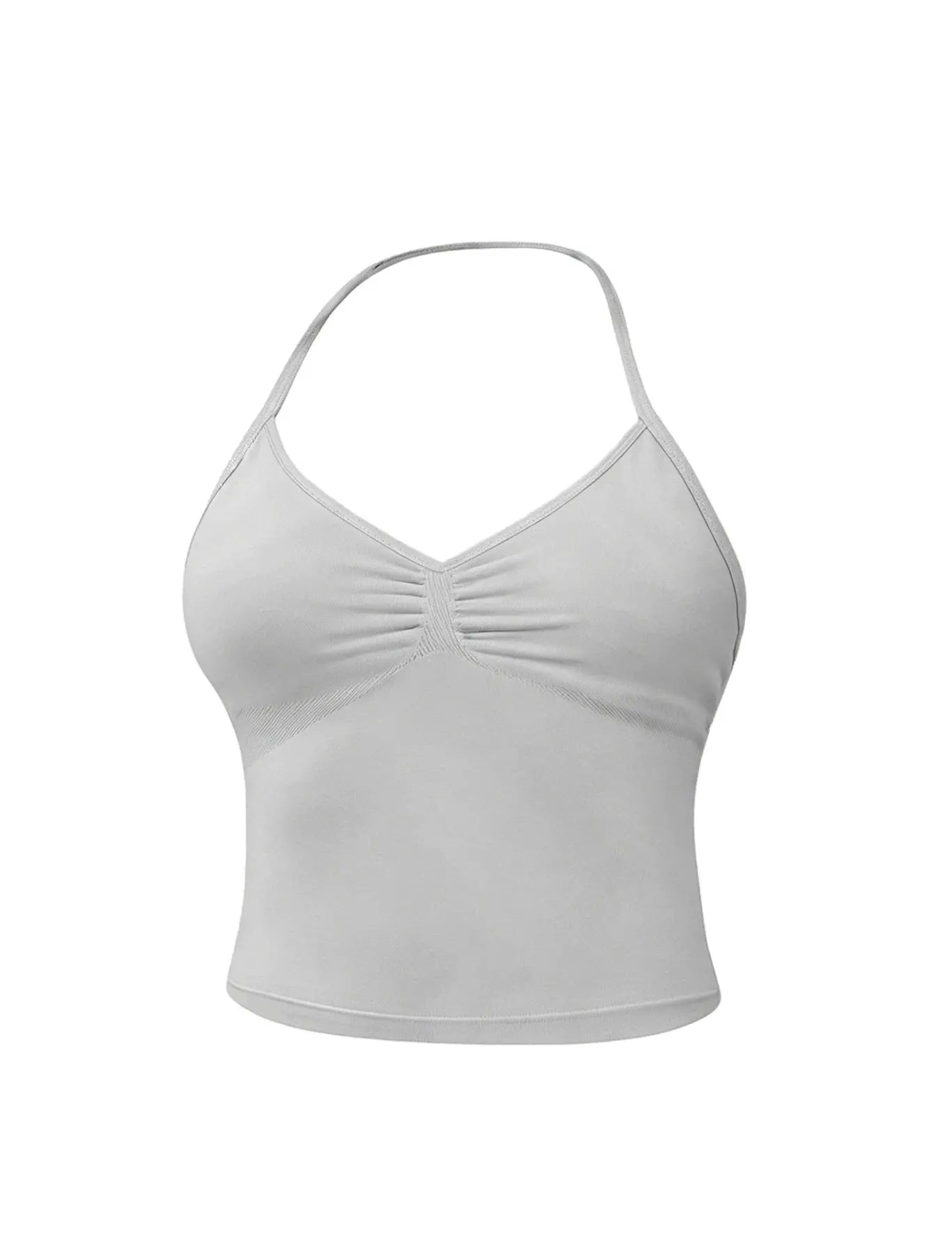 Women'S Sleeveless Sports Bra Set, Detachable Pads, High-Waisted Tight Pants, Sporty Style, Ideal for Yoga, Fitness, Daily Wear
