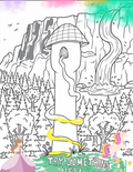 Princess Tower Quote Coloring Page Printable PDF