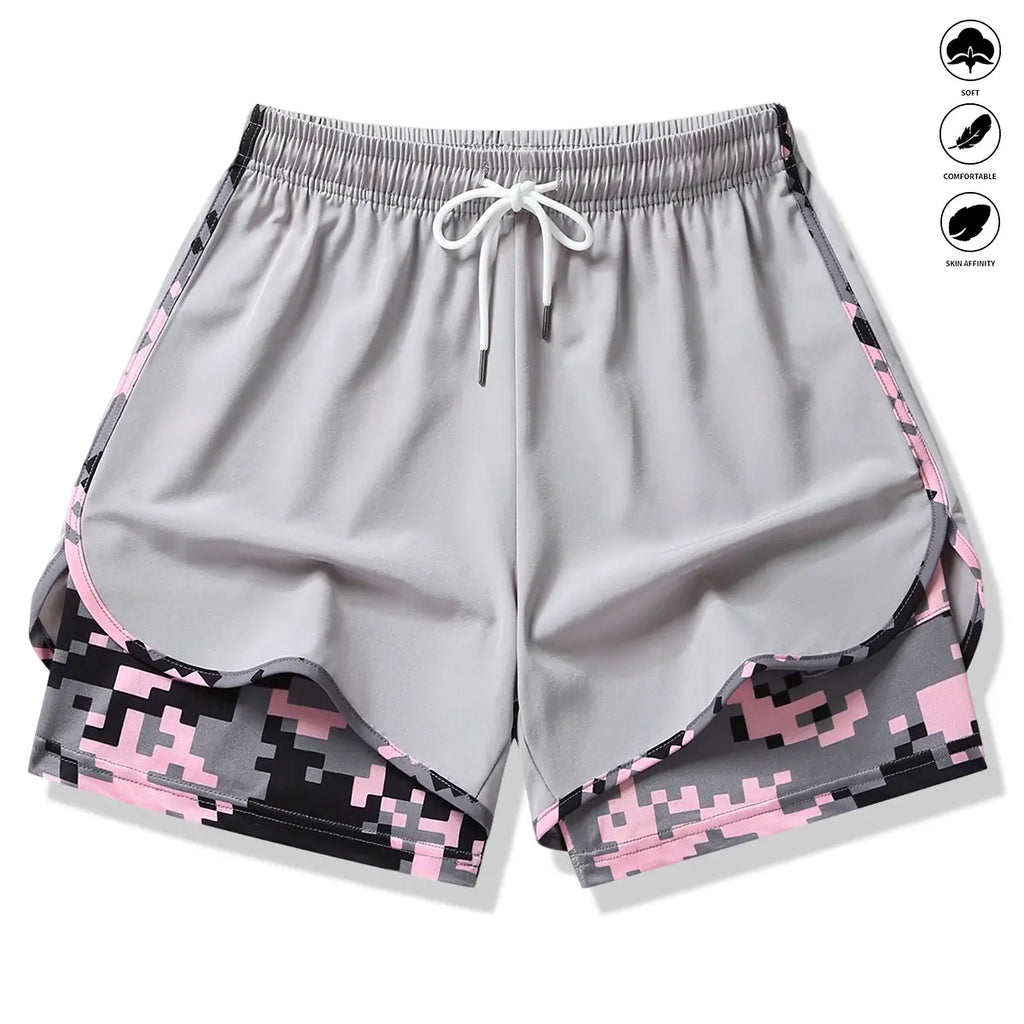 3-Pack Women’S Casual Athletic Shorts with Built-In Liner, Drawstring, Elastic Waistband—Suitable for Outdoor Sports, Fitness, Running, and Casual Wear; Women’S Shorts, Athletic Shorts, Womenswear,Summervibes
